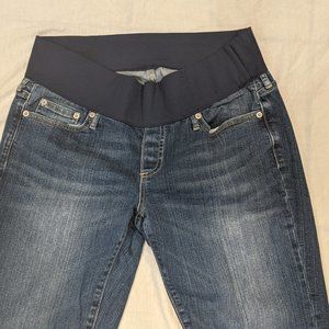 Women's Gap Maternity Blue Jeans, low band sz 10